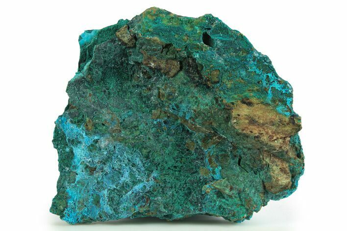 Brilliant Teal Botryoidal Chrysocolla and Malachite - Chile #299545